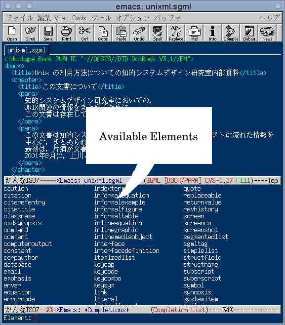 Docbook Sgml や Docbook Xmlで文書を書く