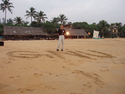 gniibe on the seashore